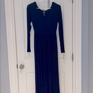 NWT Navy Maxi Dress
